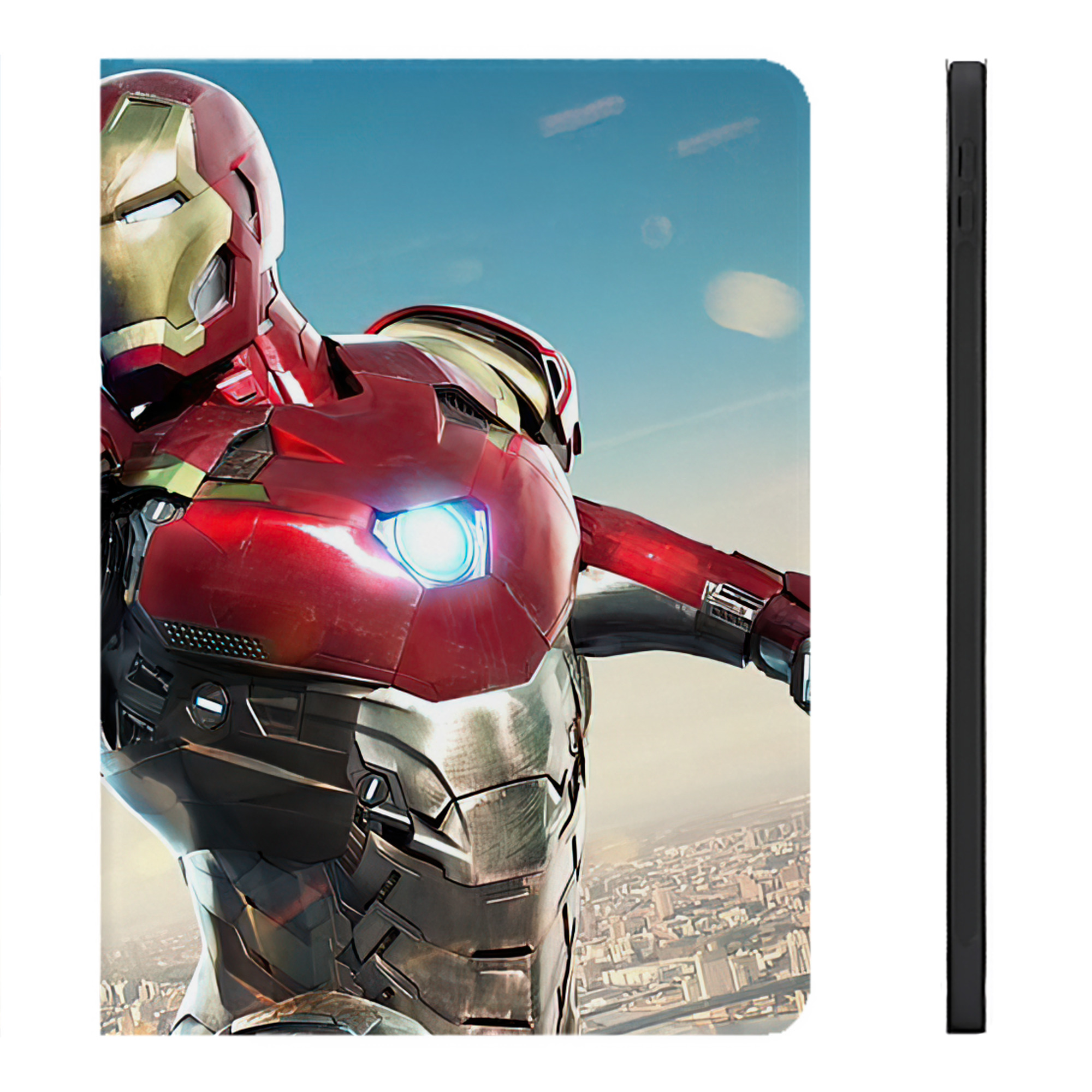 （画像用） アベンジャーズ The Avengers IPadケース ペンホルダー付き ブックスタイルデザイン